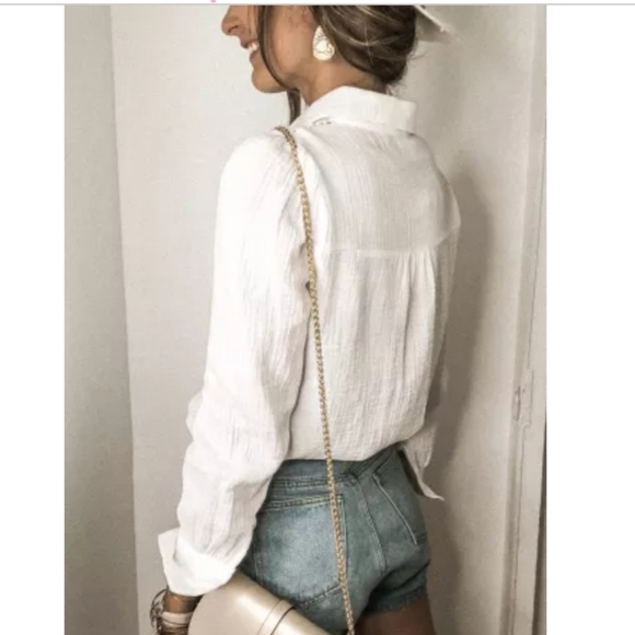 🔥New boutique lace spliced cotton top - Picture 4 of 12